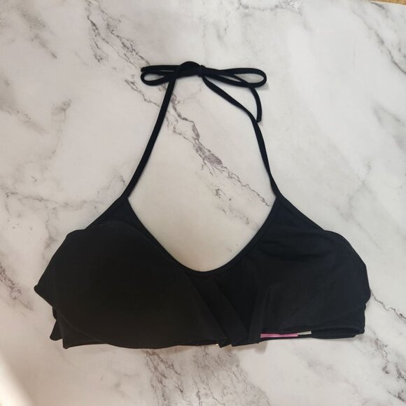 Victoria's Secret Black Neon Colored 2 Piece Bikini Swimsuit Women's M - Picture 7 of 11